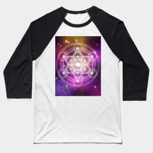 Metatron's Cube Baseball T-Shirt